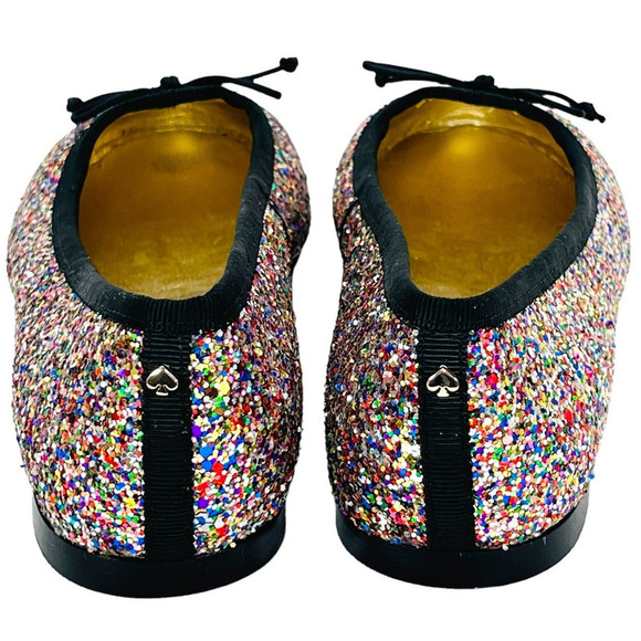 Kate Spade New York NEW Honey Slip-On Glitter Ballet Flats Women's Size 6 - Picture 4 of 15